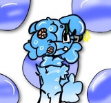 Bubble aquatic dog 🛁🫧 - ibisPaint