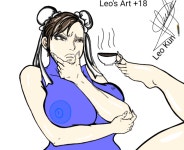 CHUN LI 🤤 SEMIDESNUDA 🥵 - ibisPaint