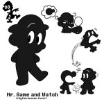 Mr. Game and Watch (rhythm heaven fever) - ibisPaint