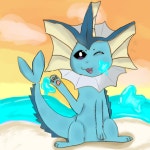 Vaporeon requested by Raftix4182 - ibisPaint