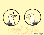 Seagull profile picture - ibisPaint
