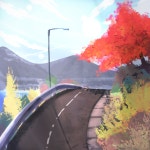 IBM1514 maple tree on the hill day - ibisPaint