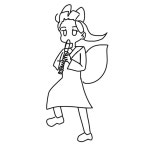 우리 동생 캐릭터로 강풍 올백 머리 만들기! - ibisPaint