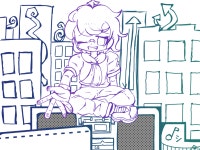 思想が音楽になる　線画色あり - ibisPaint