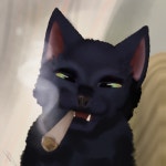 he smokin a fat one - ibisPaint