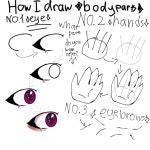 How I draw✨body parts✨ ( shift post ) - ibisPaint
