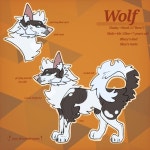 Wolf ref [Another Survivors dog oc =3] - ibisPaint