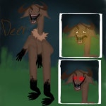 deer from 99 night in the forest - ibisPaint