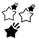 IBM4966 Star doodle stamps b - ibisPaint
