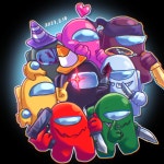 AmongUS FNF V4 - ibisPaint