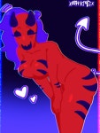 demon gf fnf - ibisPaint