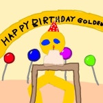 Happy Birthday Golden - ibisPaint