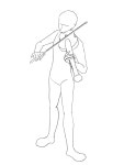 IBM3910 Violin player pose 10 - ibisPaint
