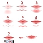 step by step drawing lips 💋 - ibisPaint
