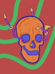 color skulls Mar 13 2023 ap art - ibisPaint