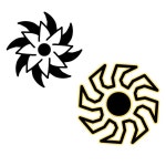 IBM4964 Sun sticker Stamp b - ibisPaint IBM4964 Sun  sticker Stamp b - ibisPaint