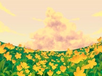 IBM47 scene flower field2 - ibisPaint
