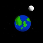 Le earth and da moon - ibisPaint