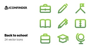 Back to school icons by KP Arts     Back to school icons by KP Arts