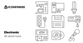 Electronic icons by Vector Studio     Electronic icons by Vector Studio