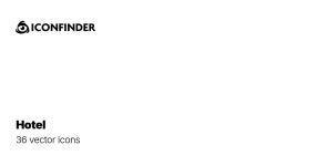 Hotel icons by Chattapat .     Hotel icons by Chattapat .