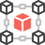 Blockchain Icon - Download in Dualtone Style