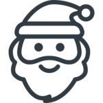 Free Santa, Claus, Christmas Icon download in SVG, PNG, EPS, AI, ICO & ICNS formats - Iconscout