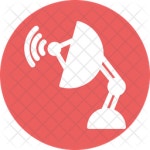 Antenna Icon - Download in Rounded Style
