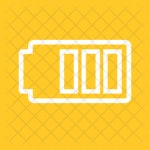 Battery Icon - Download in Line Style