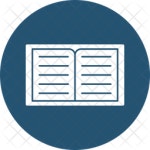 Book Icon - Download in Rounded Style
