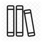 Books Icon - Download in Line Style