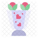 Bouquet Icon - Download in Flat Style