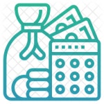 Budget Icon - Download in Gradient Style
