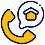 Call Icon - Download in Colored Outline Style