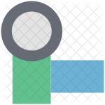Camcorder Icon - Download in Flat Style