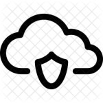 Cloud Icon - Download in Line Style