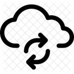 Cloud Icon - Download in Line Style