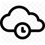 Cloud Icon - Download in Line Style