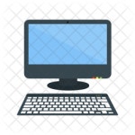 Computer Icon - Download in Flat Style