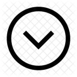 Dropdown Icon of Line style - Available in SVG, PNG, EPS, AI & Icon fonts
