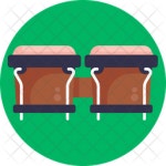 Drums Icon - Download in Flat Style