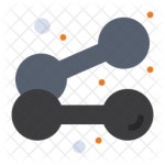 Dumbbell Icon - Download in Flat Style