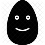 Free Egg Glyph Icon - Available in SVG, PNG, EPS, AI & Icon fonts