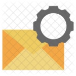 Envelope Icon - Download in Colored Outline Style