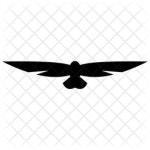 Falcon Icon - Download in Glyph Style