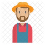 Farmer Icon - Download in Flat Style