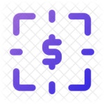 Focus Icon - Download in Gradient Style