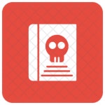 Ghost Book Icon - Download in Glyph Style Ghost  Book Icon - Download in Glyph Style
