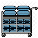 Laundry Icon - Download in Colored Outline Style