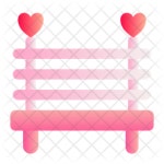 Love Border Icon of Flat style - Available in SVG, PNG, EPS, AI & Icon fonts